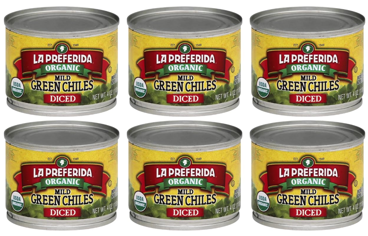 LA PREFERIDA fire-roasted peppers in can with peeled chunks for quick meals