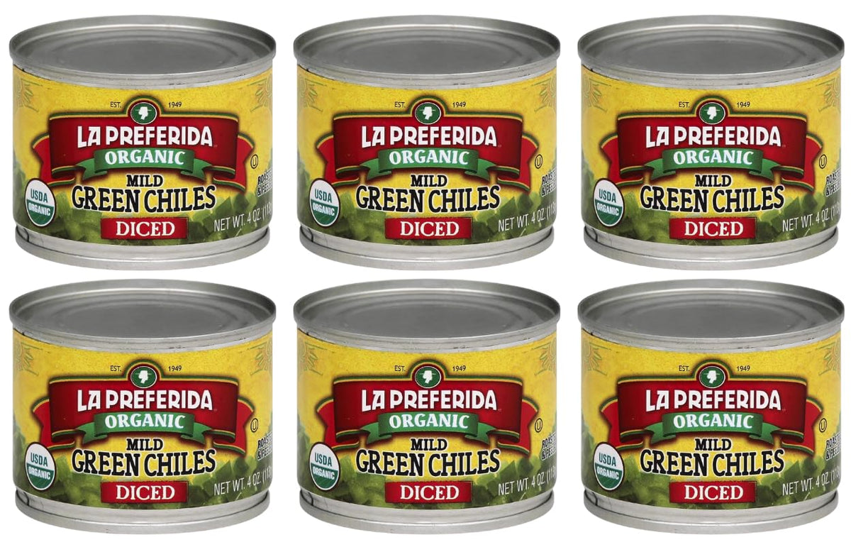 LA PREFERIDA fire-roasted peppers in can with peeled chunks for quick meals
