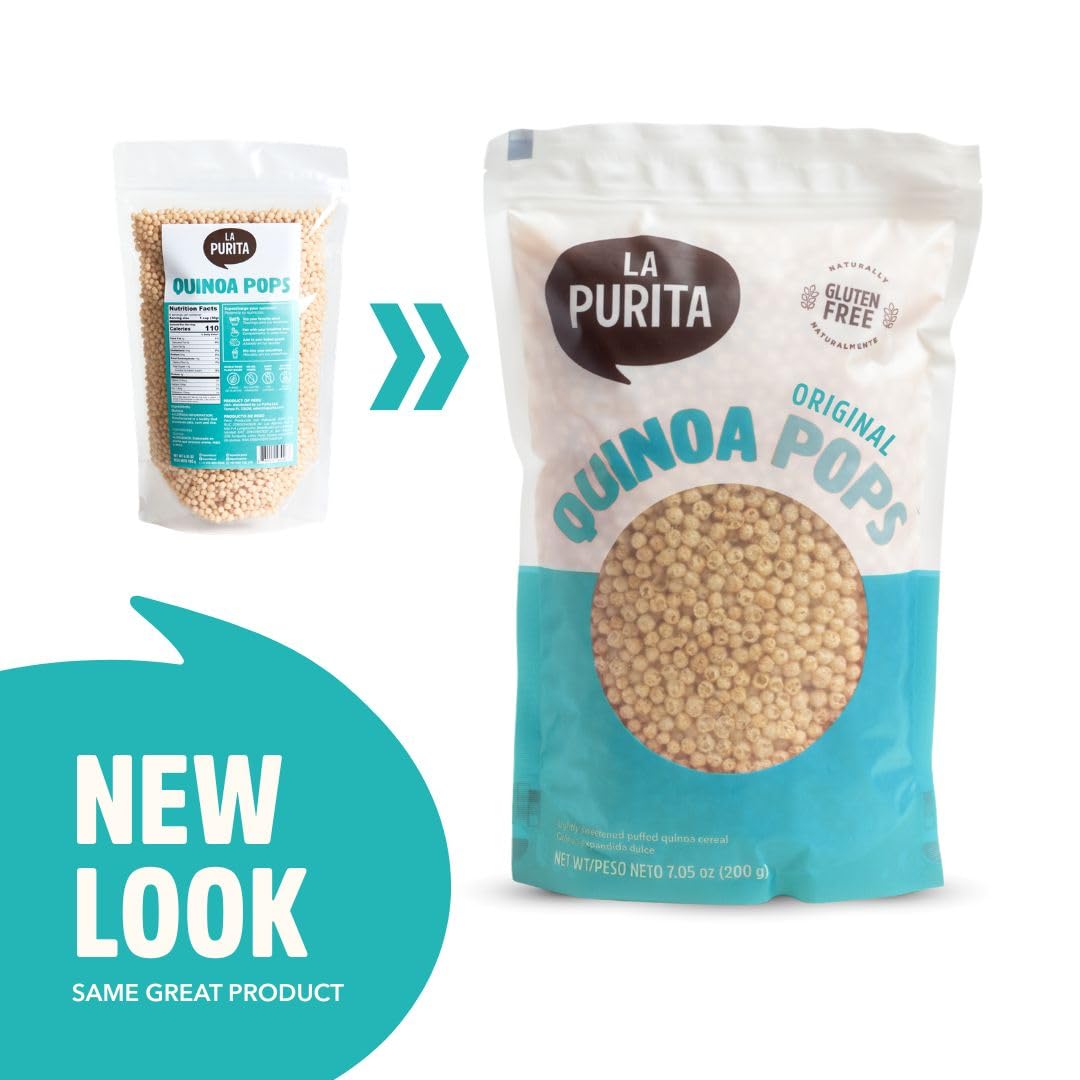 La Purita Quinoa Pops in a bowl, ready as a crunchy topping.