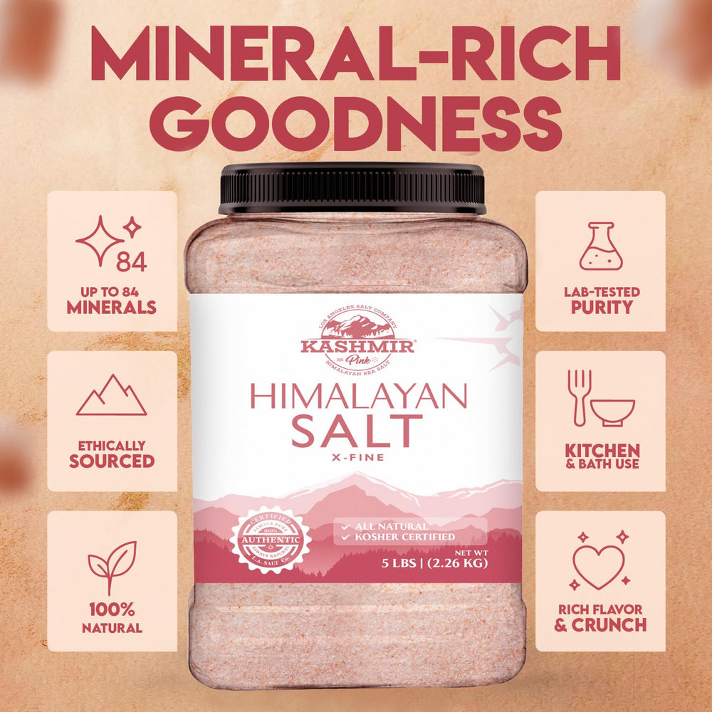 Bath crystals from Himalayan salt for relaxing soak