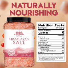 LA SALT CO Kashmir pink salt coarse crystals ideal for grinders and seasoning.