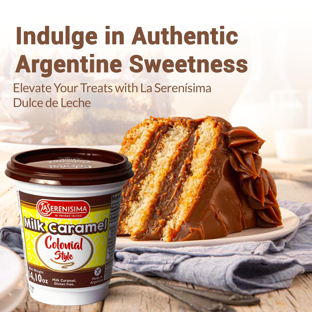 La Serenisima dulce de leche cookie filling for gourmet desserts.