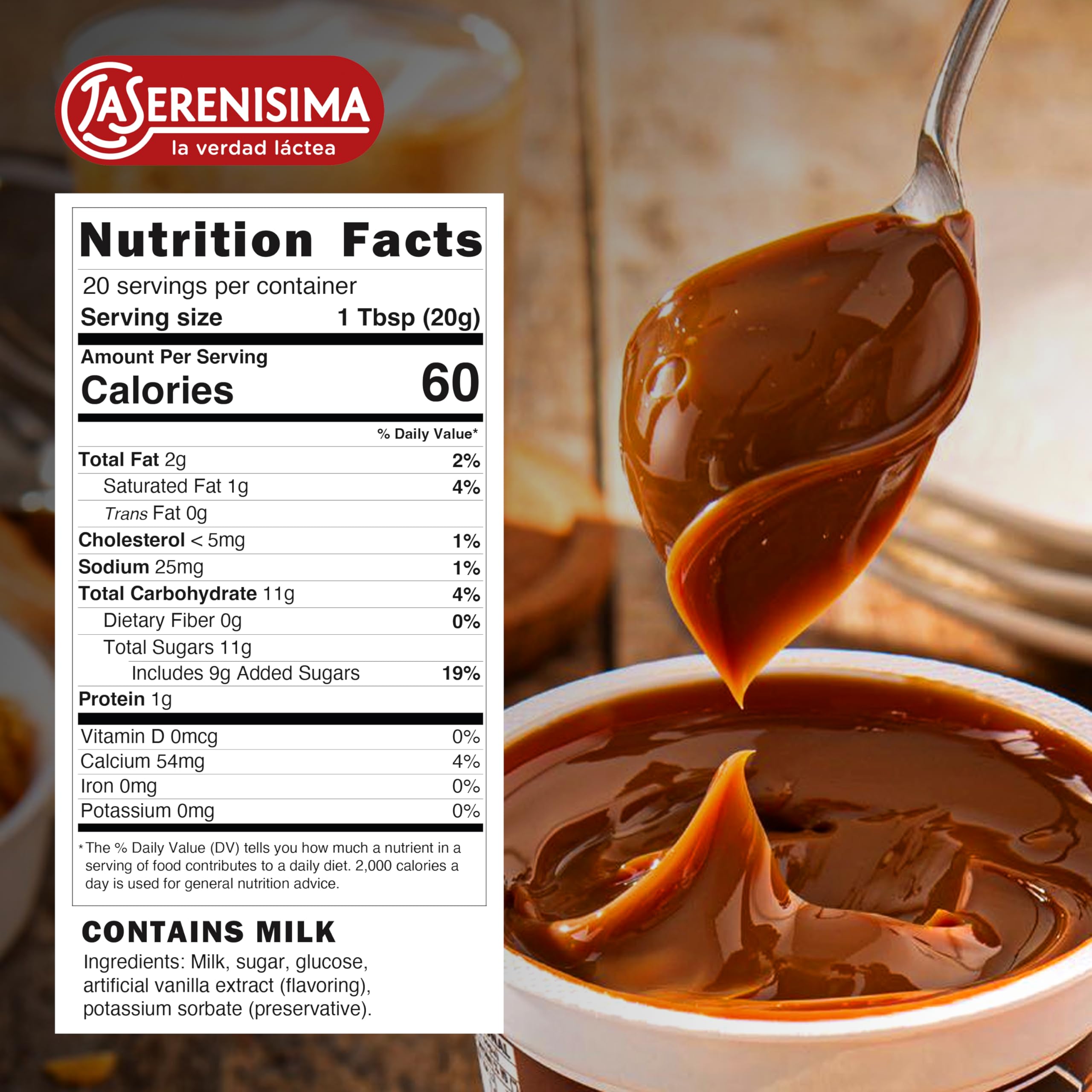 La Serenisima Dulce de Leche drizzle on pancakes for breakfast sweetness.
