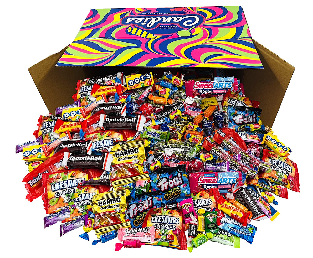 LA Signature assorted candy bulk box front view ready for parties