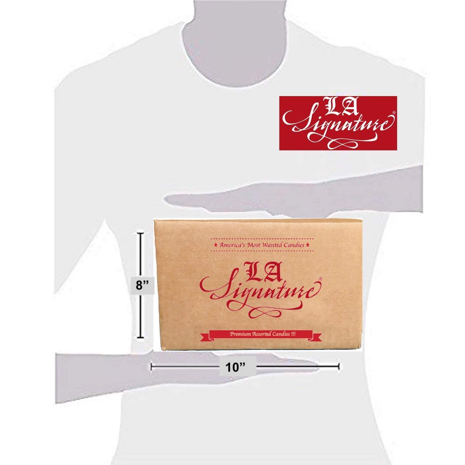 LA Signature 5.6-lb gift box of chocolates, ideal for gifting.