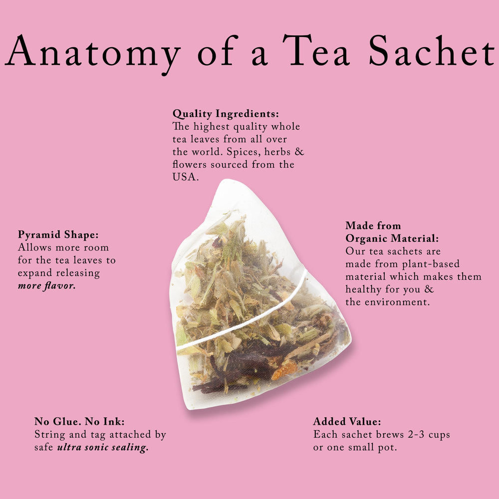 La Tea Dah reusable tin with eco-friendly packaging supports sustainable tea time.
