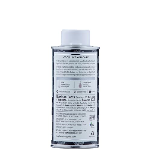 La Tourangelle Black Truffle Oil finish on roasted vegetables elevates flavor.