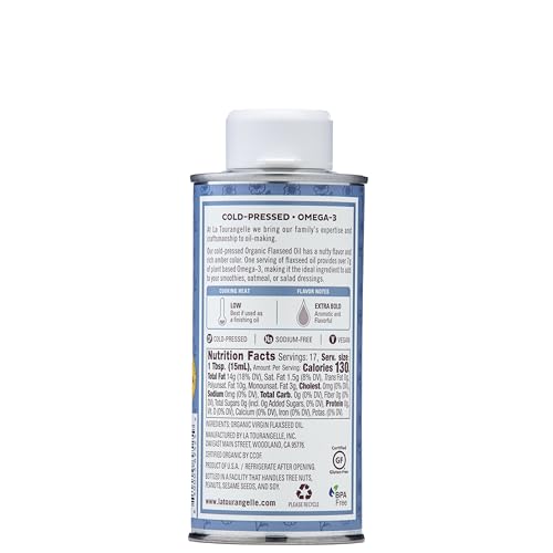 La Tourangelle flaxseed oil smoothie addition delivers plant omega-3 benefits.
