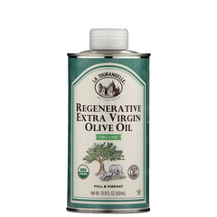 La Tourangelle olive oil bottle pour, smooth drizzle ideal for sautéing.