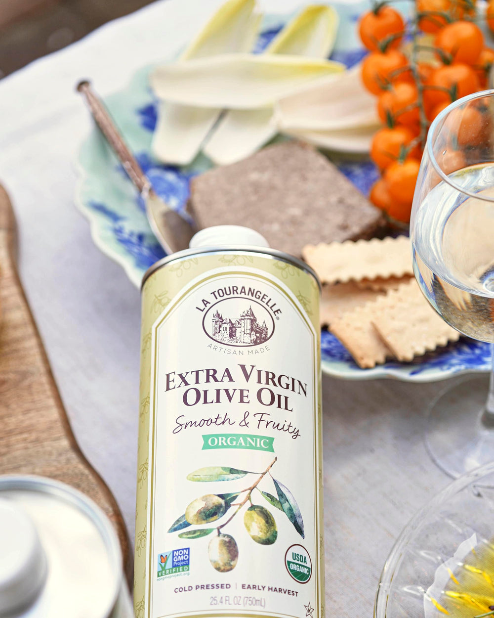 La Tourangelle tin packaging, sustainable and light-protective for freshness.