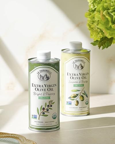 Label detail of La Tourangelle Olive Oil Xvrgn Organic.