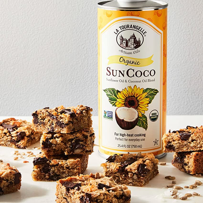 Sun Coco Oil used in baking and dressings for versatility.