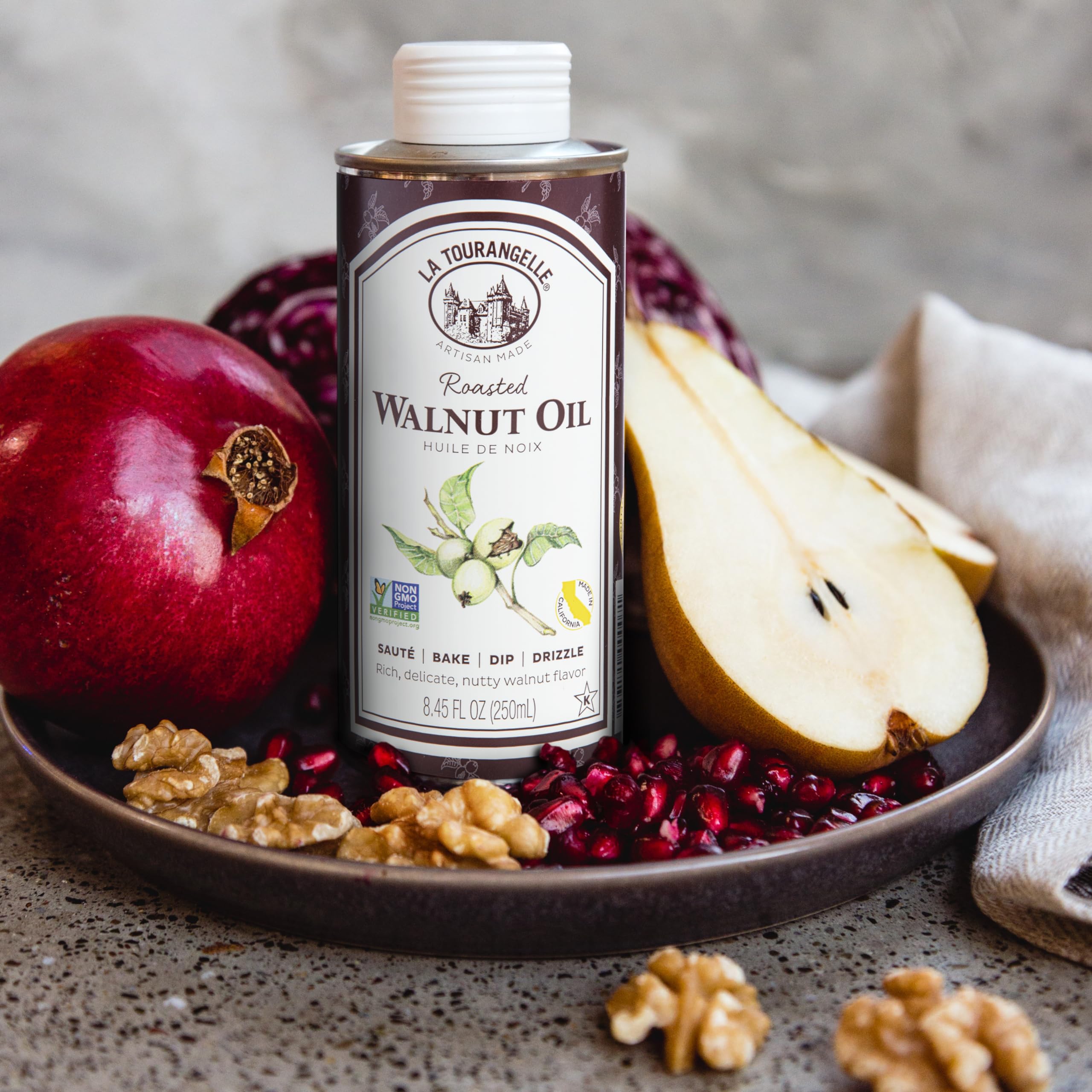 La Tourangelle walnut oil baking elevates recipes with subtle, aromatic walnut notes.