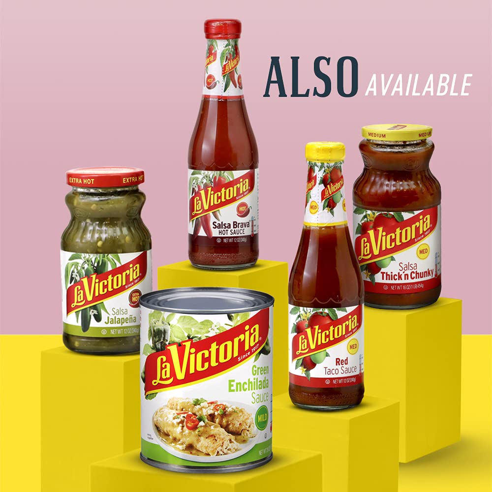 Kosher-certified La Victoria Red Enchilada Sauce supports inclusive cooking.