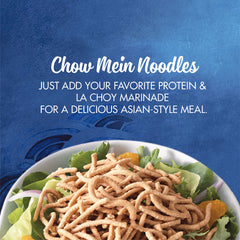 La Choy Chow Mein Noodles dessert-ready look suggests quick savory-sweet addition.