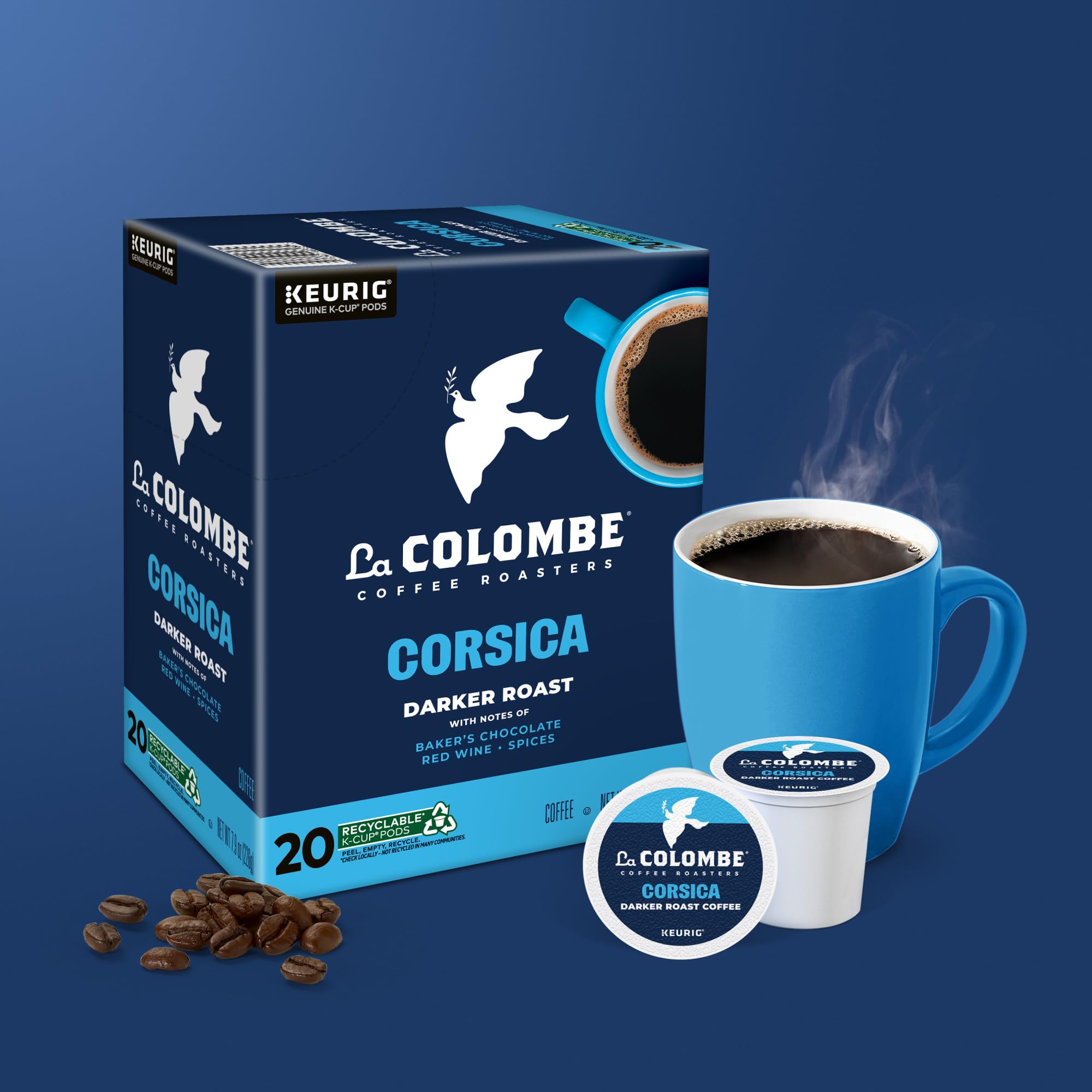 La Colombe Corsica dark roast flavor notes baker's chocolate