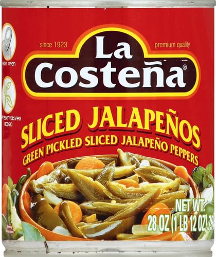 La Costeña sliced jalapeños beside burritos add zesty crunch.