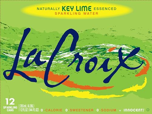 La Croix Key Lime bubbles closeup captures lively effervescence and citrus aroma.