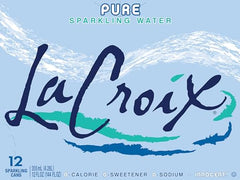 La Croix glass serve showcases thirst-quenching sparkle in use.