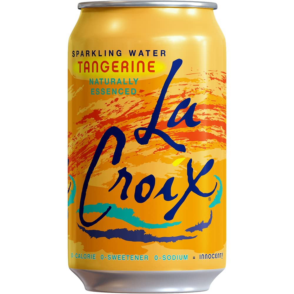 La Croix Tangerine 8-pack cans promotes convenient, family-friendly hydration options