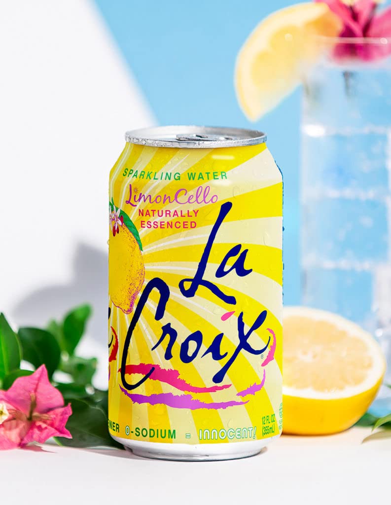 La Croix zero-calorie label communicates a guilt-free hydration option