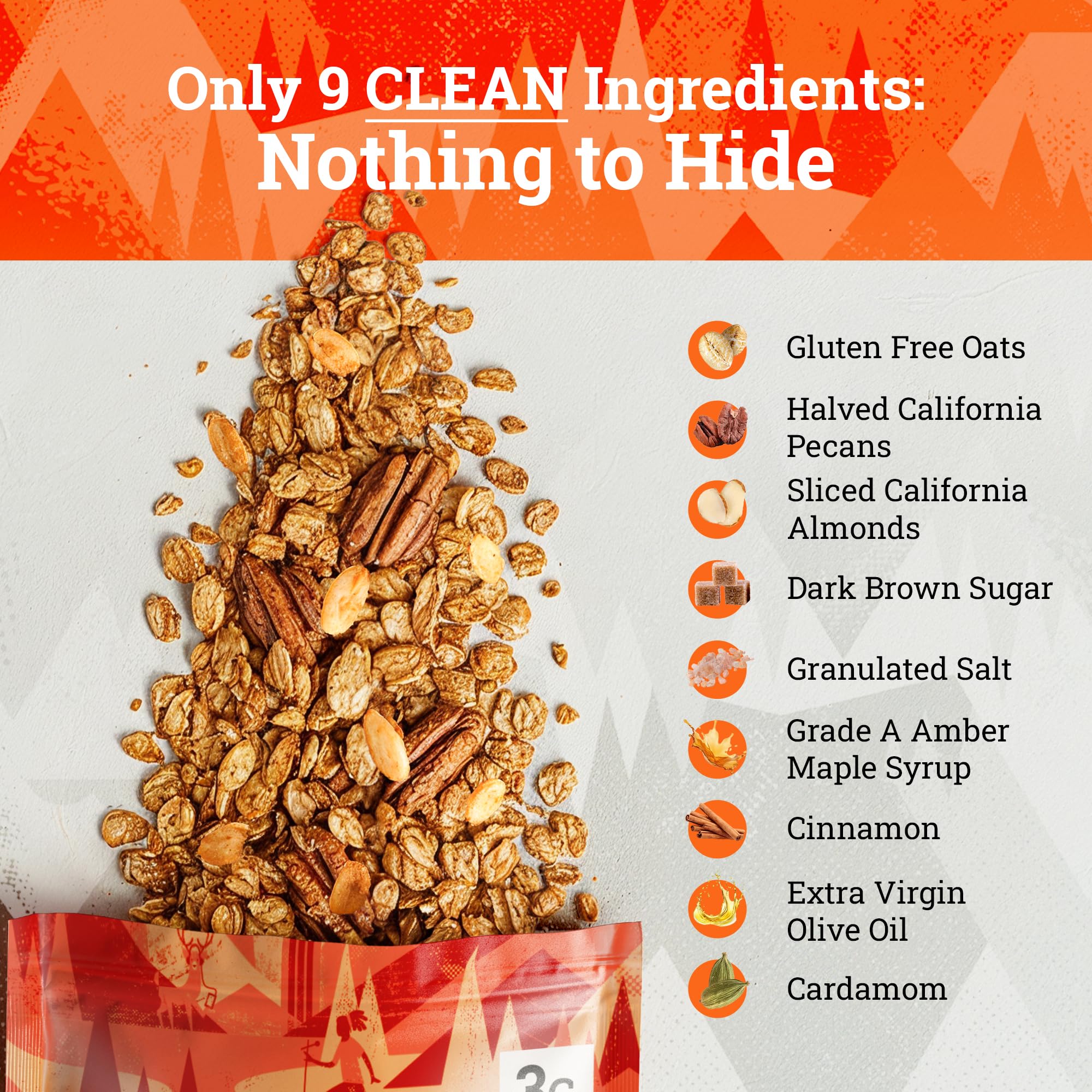 LADERA snack bag ready for on-the-go crunch and energy