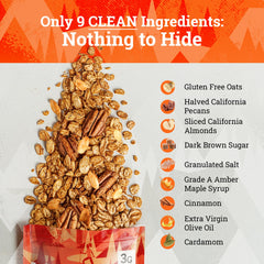 LADERA Almond Pecan Granola snack pack for on-the-go energy.