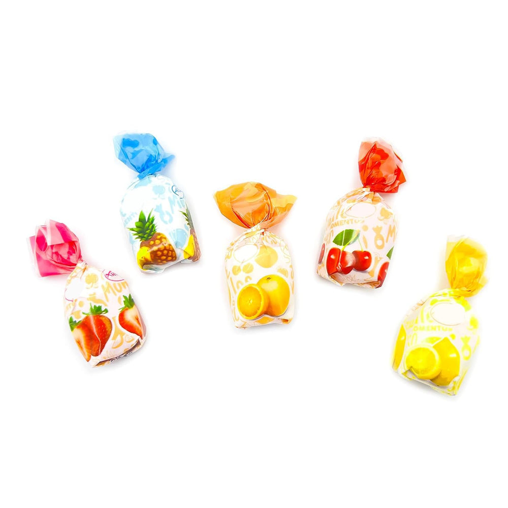 LAETAFOOD Arcor cherry closeup, glossy shell and bright inner fruit flavor