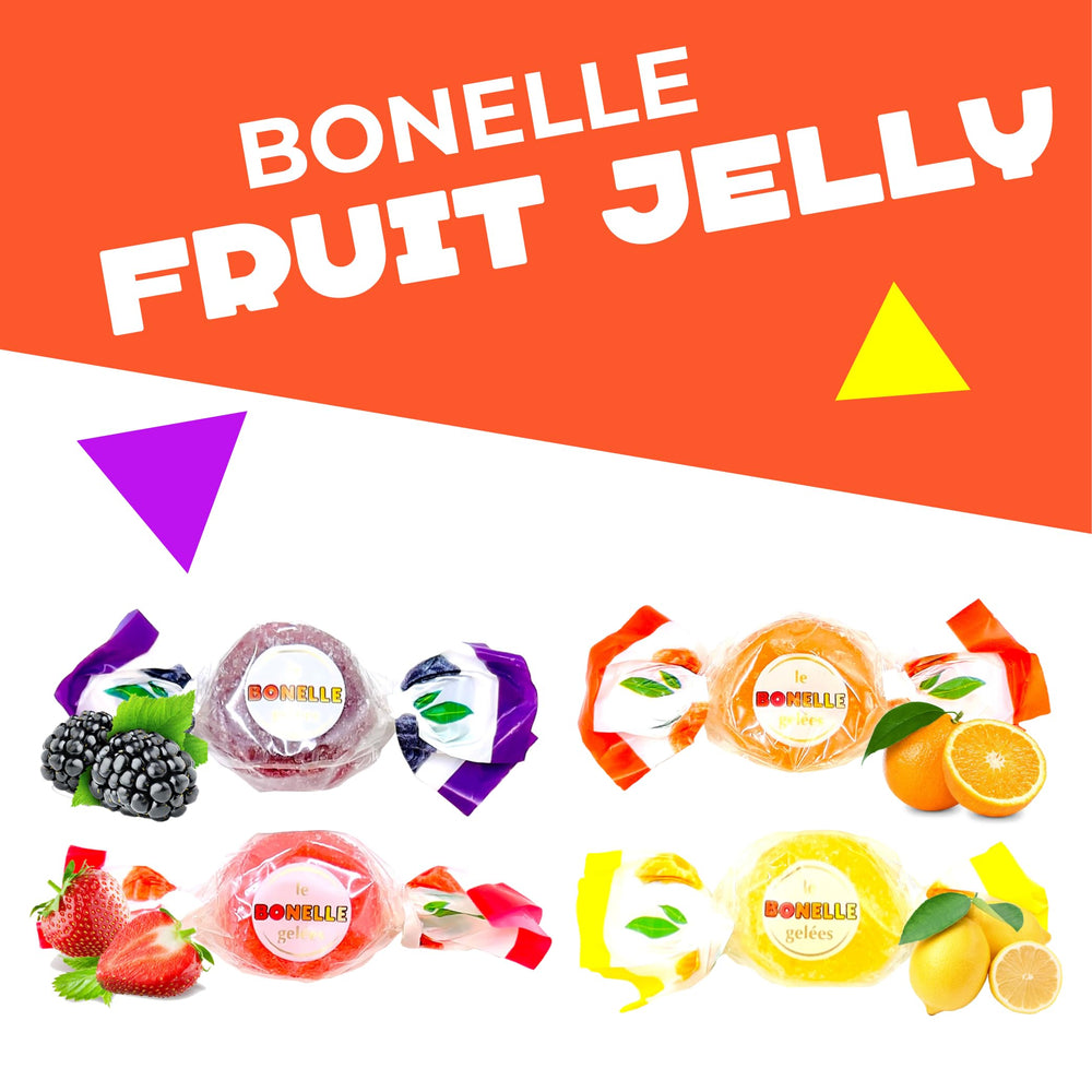 LAETAFOOD Bonelle blackberry jelly candy; rich berry flavor for dessert boards