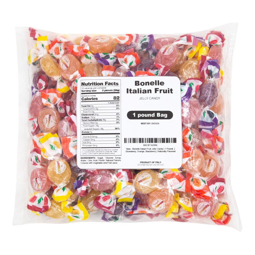 LAETAFOOD Bonelle orange jelly candy; bright bite for celebrations and gifts