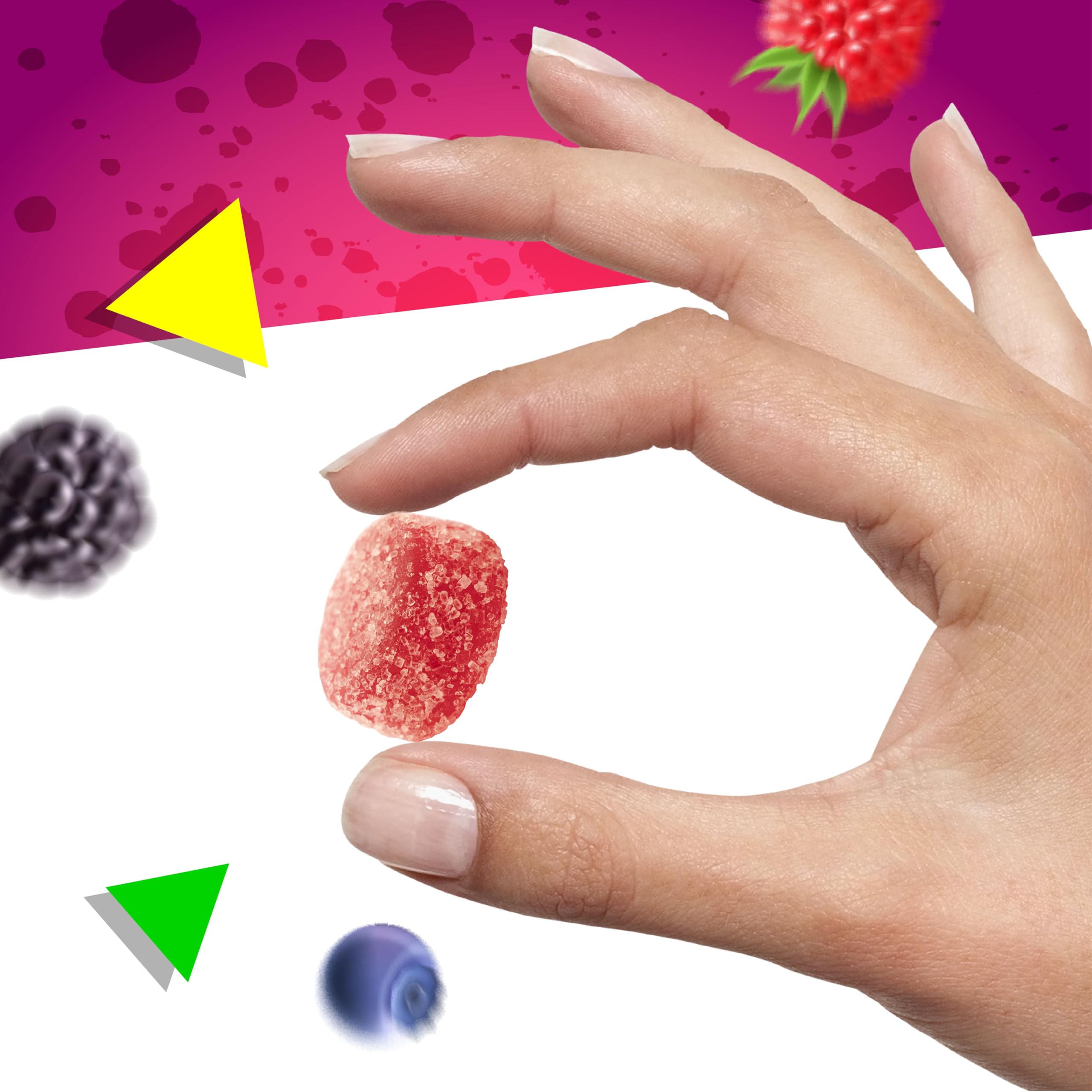 LAETAFOOD Bonelle jelly candy on cakes or cupcakes, fruity twist without artificial dyes.