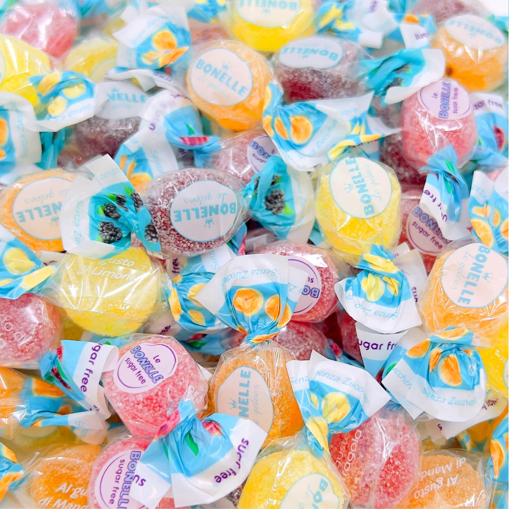LAETAFOOD Bonelle sugar-free fruit jelly bag shows vegan, dye-free snacking in one place.