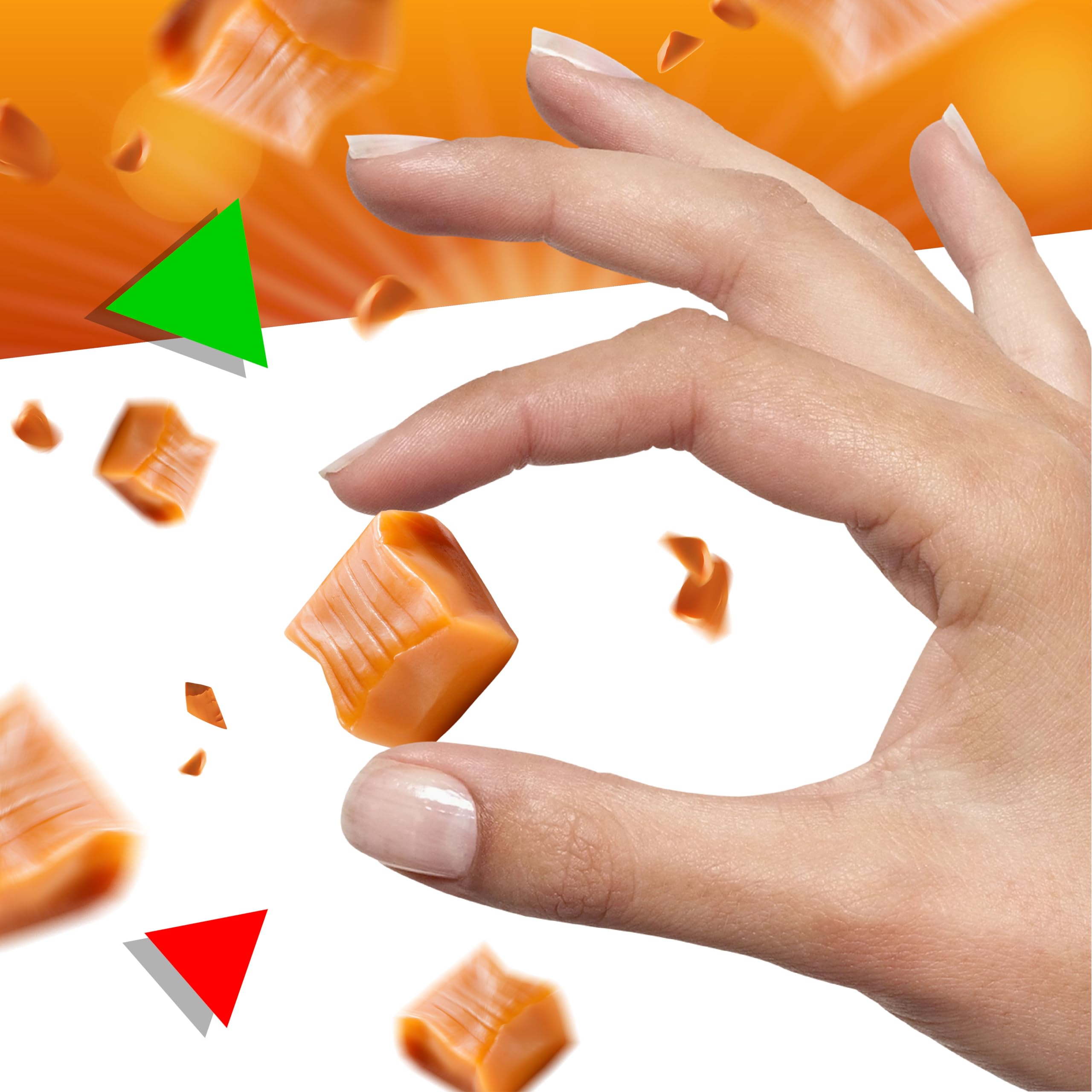 LAETAFOOD Caramel Cubes Gift Basket Idea: thoughtful holiday or party treat.