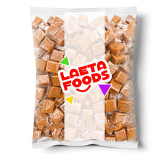 LAETAFOOD Caramel Cubes Individually Wrapped: freshness for on-the-go enjoyment.