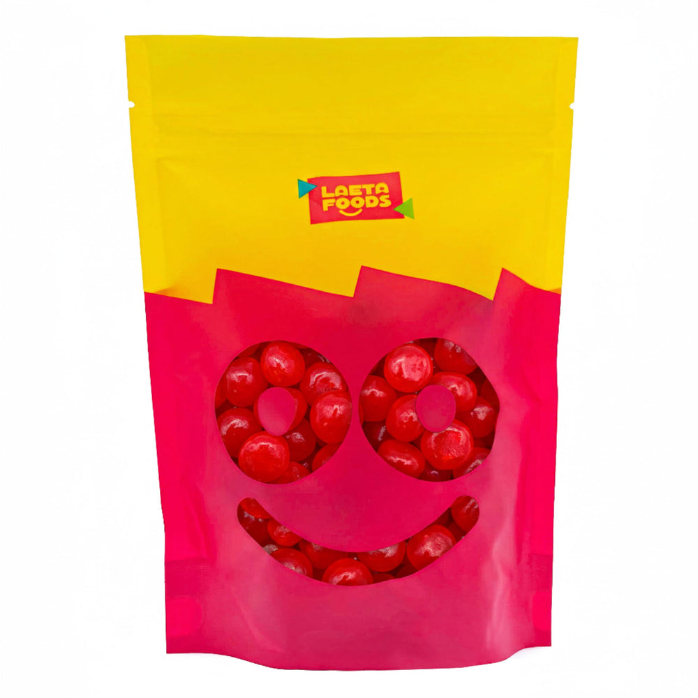 Snack-sized LAETAFOOD Cherry Sours ideal for sharing at events