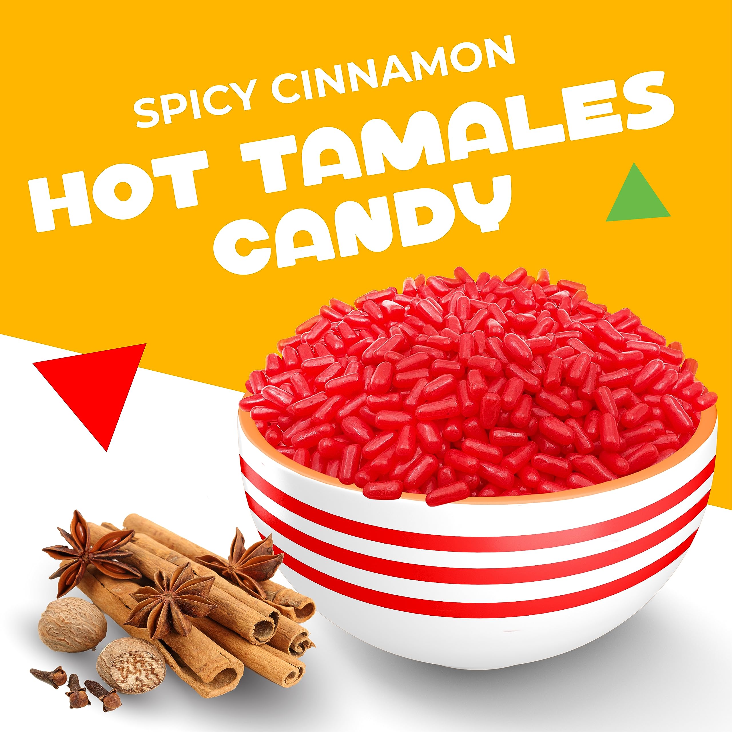 LAETAFOOD chewy cinnamon candy texture close-up showcases satisfying bite.