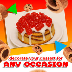 LAETAFOOD Cinnamon Bears as a cookie topping for extra spice.