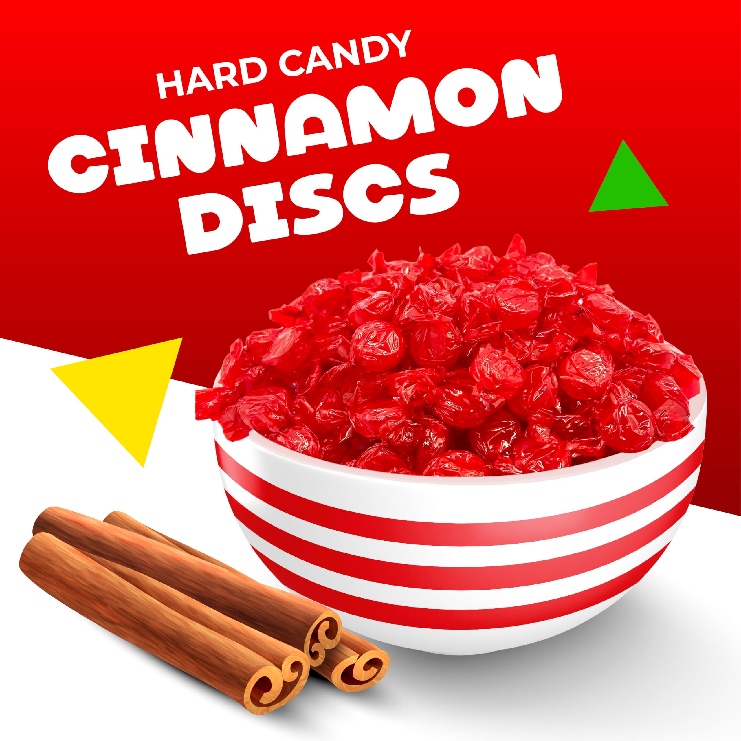LAETAFOOD Cinnamon Discs bag 1lb; convenient snack when traveling.