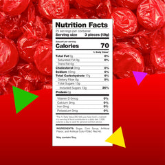 LAETAFOOD Cinnamon Discs bag open, individually wrapped and convenient