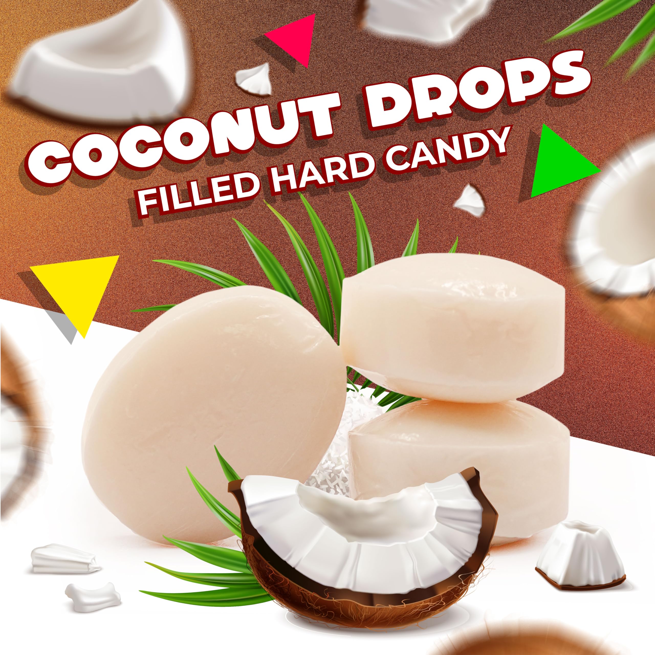 LAETAFOOD Coconut Drops in a candy bowl for guests at events.