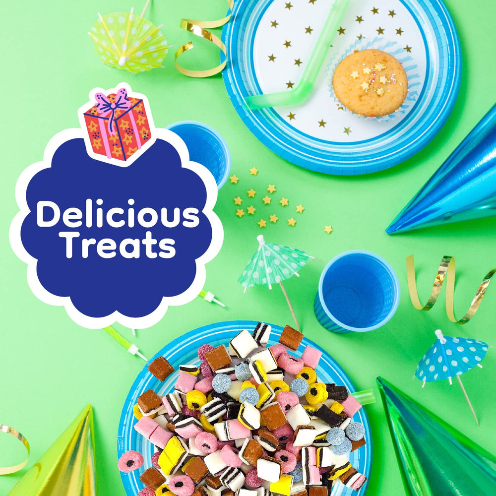 LAETAFOOD Easter decor licorice image edible centerpiece with retro charm.