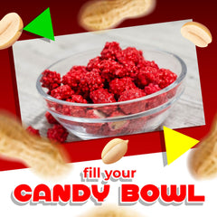 LAETAFOOD French Burnt Peanuts colorful coating brightens candy jars for display.