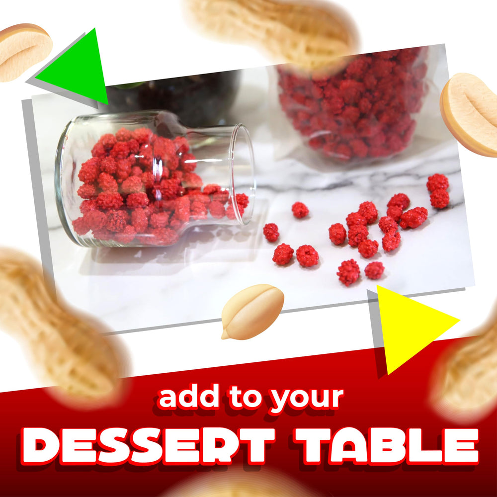 LAETAFOOD French Burnt Peanuts snack plate ready for sharing at events.