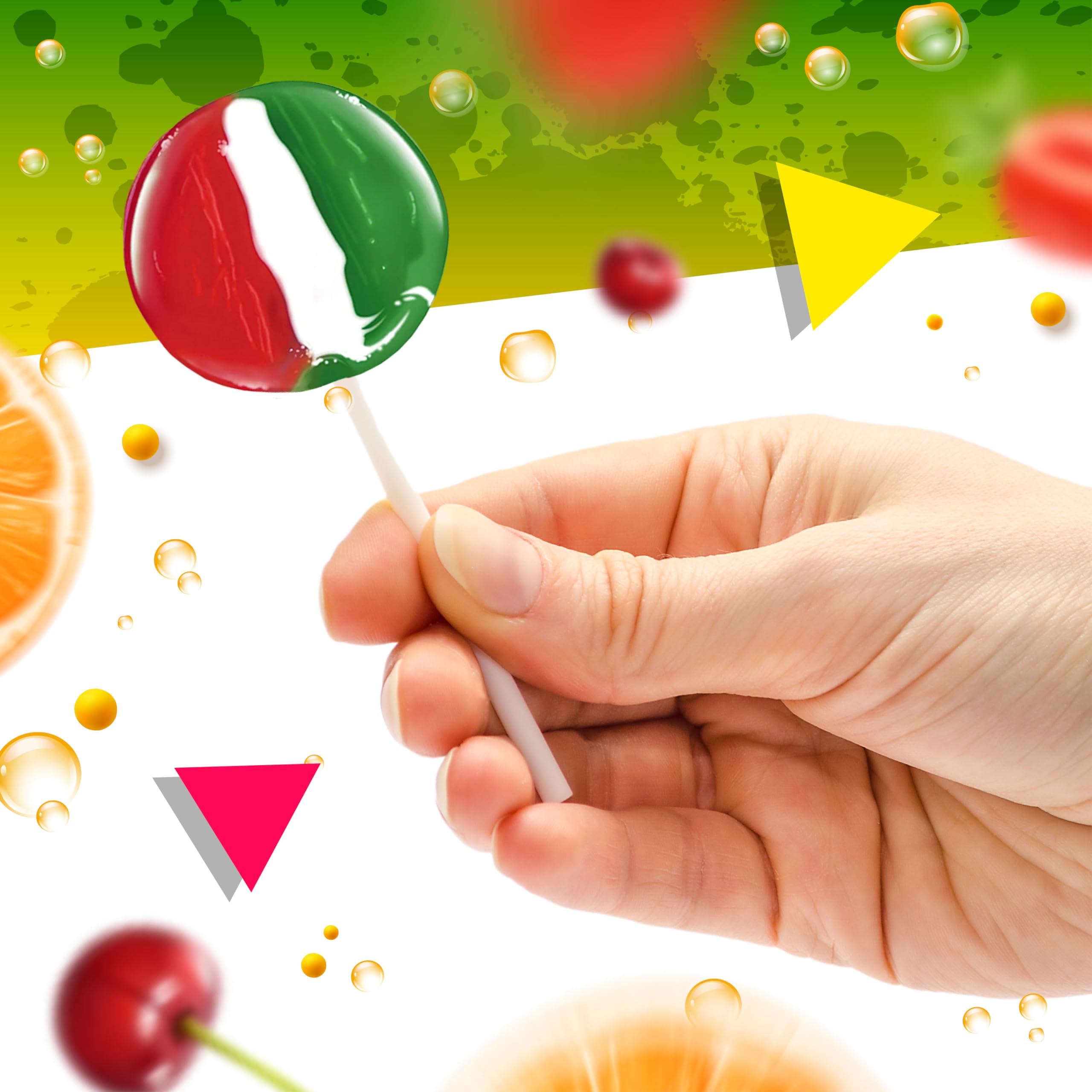 LAETAFOOD Fruit Lollipops party favors bags for birthdays and events
