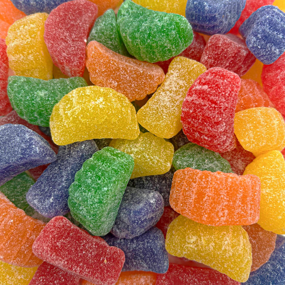 LAETAFOOD Fruit Slices Candy bulk bag showing soft chewy bites for sharing