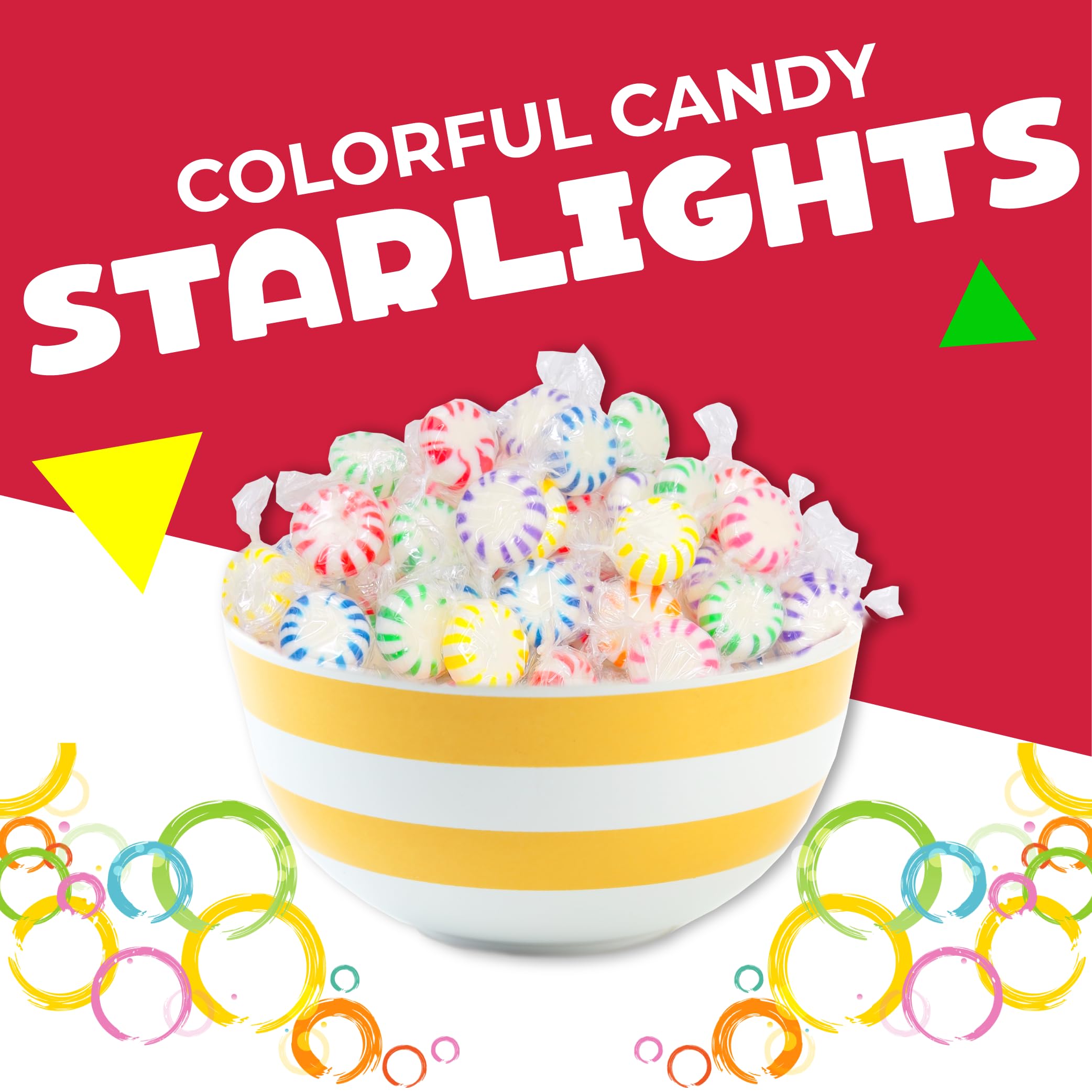 LAETAFOOD Fruit Starlights assorted flavors in a bright mix for celebrations.