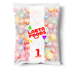 LAETAFOOD Fruit Starlights individually wrapped candies ideal for on-the-go snacking.