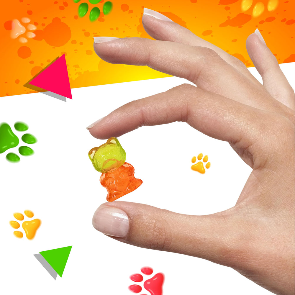 LAETAFOOD sugar-free gummi bears with assorted flavors ideal for sharing.