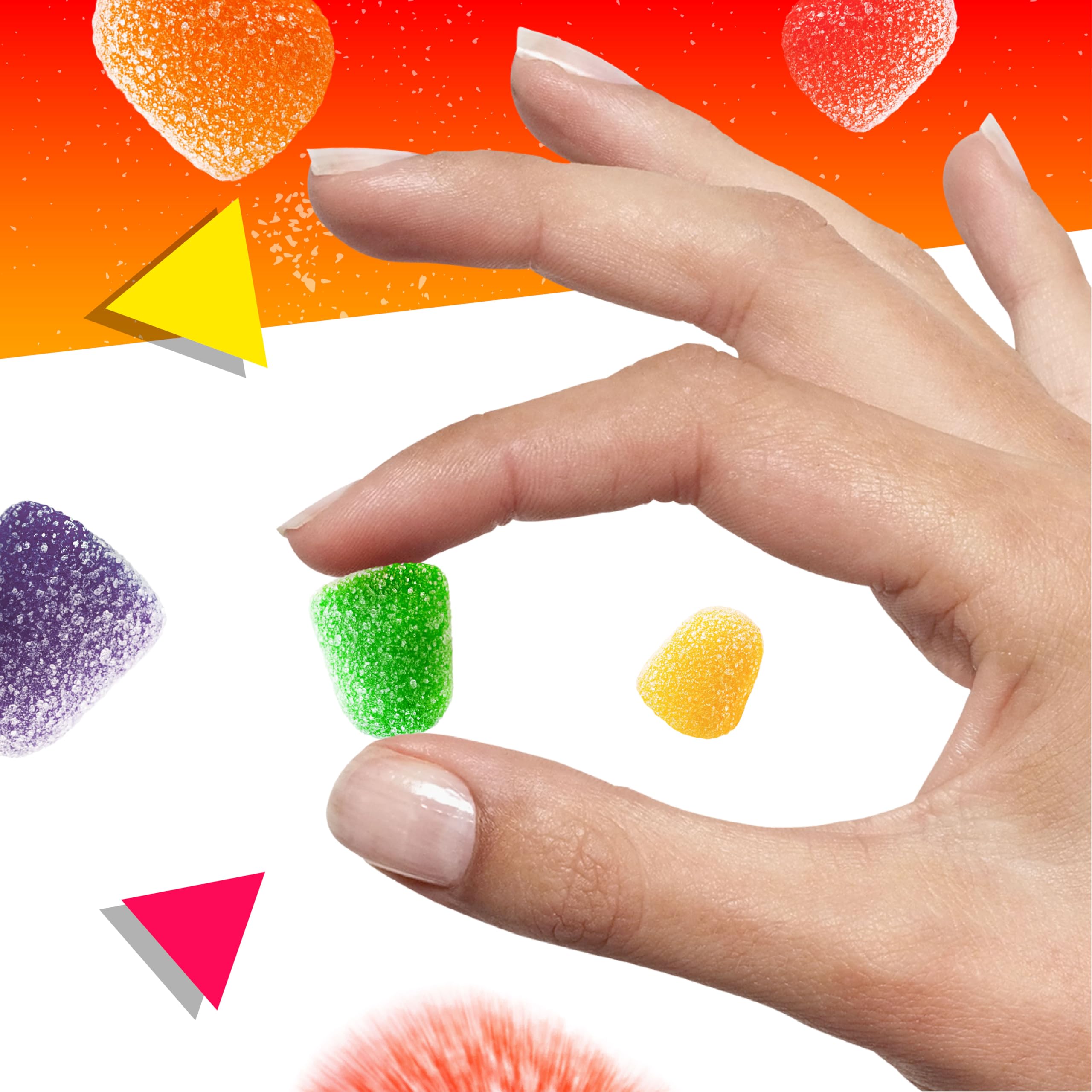 LAETAFOOD Gum Drops pineapple close-up signals tropical sweetness for gift baskets