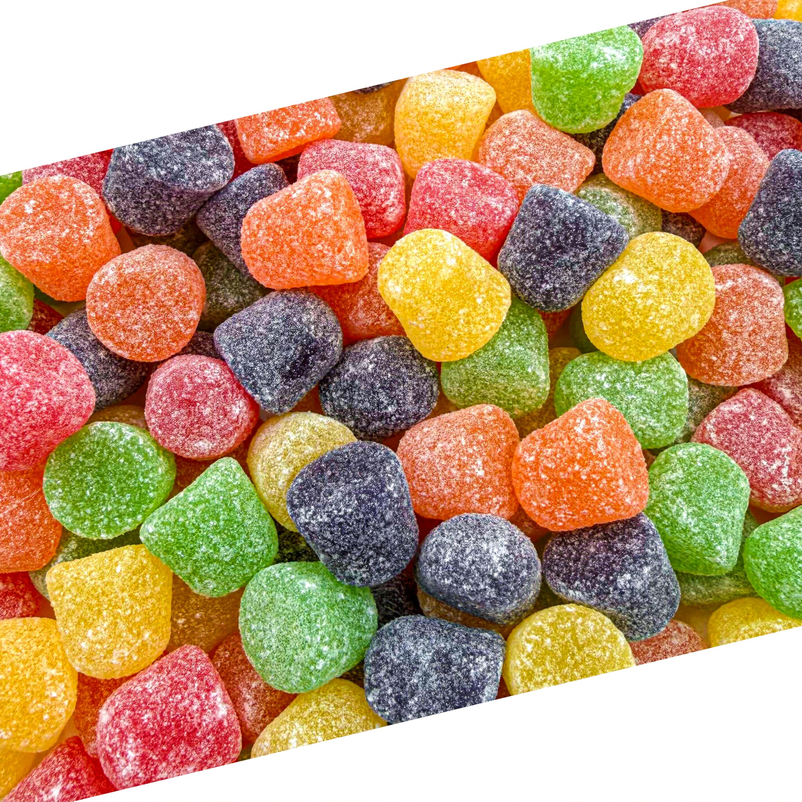 LAETAFOOD Gum Drops strawberry close-up highlights fruity aroma ideal for jars